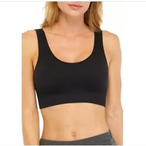 NWT Parisian Black Seamless Bralette size L